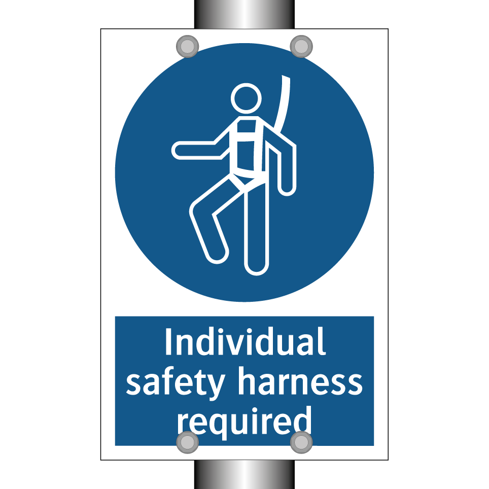 Individual safety harness required