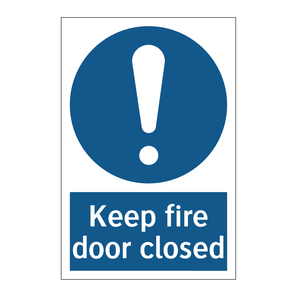 Keep fire door closed