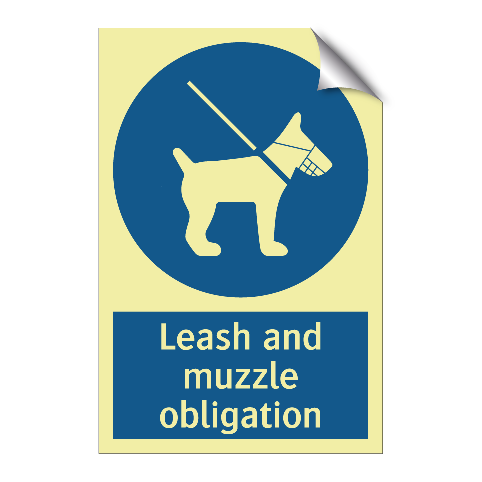 Leash and muzzle obligation