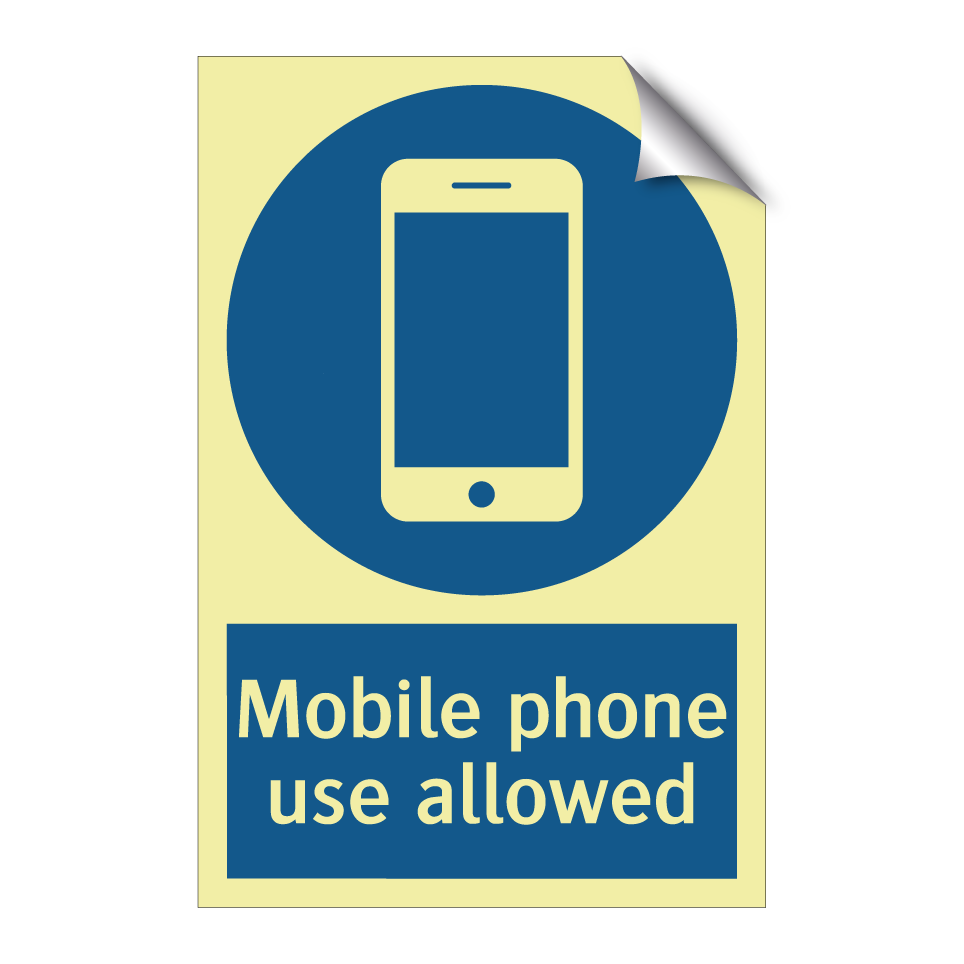 Mobile phone use allowed