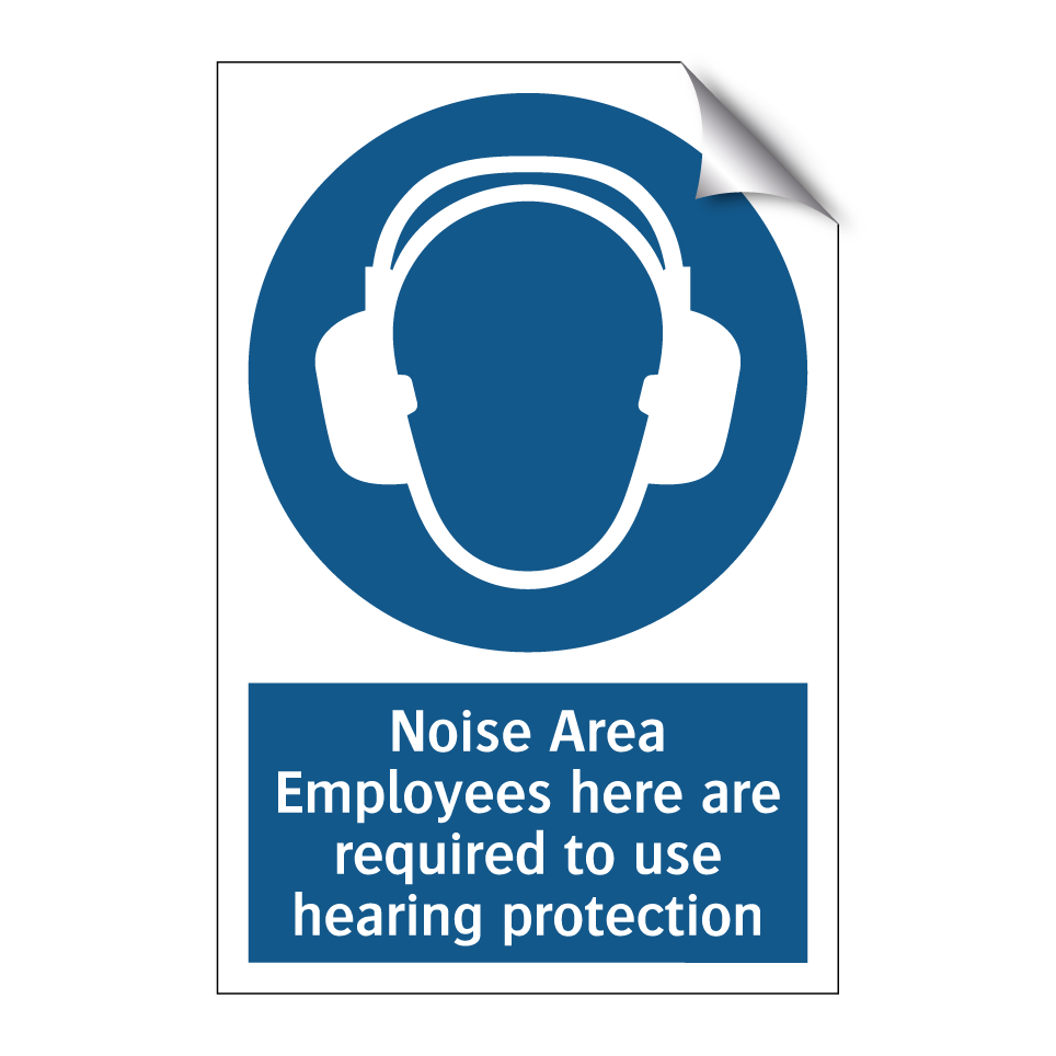 Noise Area Employees here are required to use hearing protection