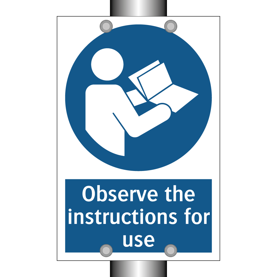 Observe the instructions for use