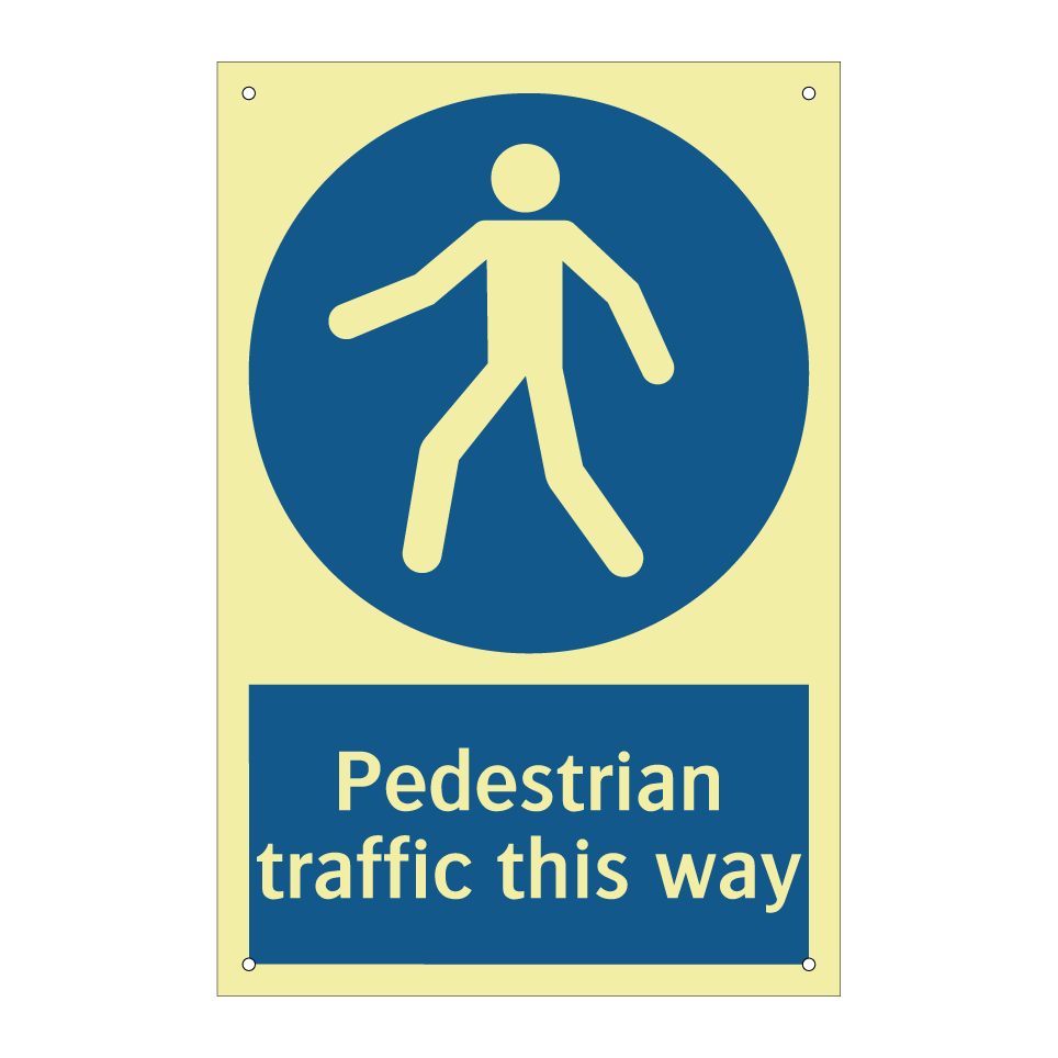 Pedestrian traffic this way