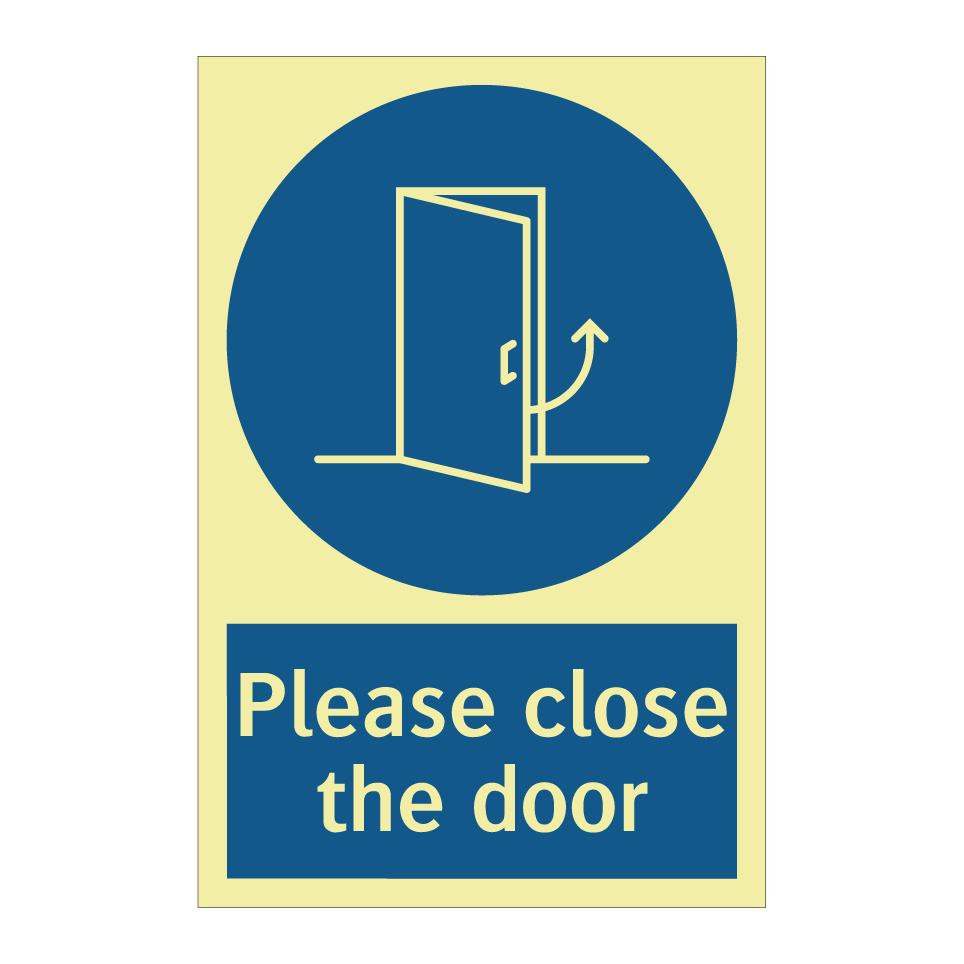 Please close the door