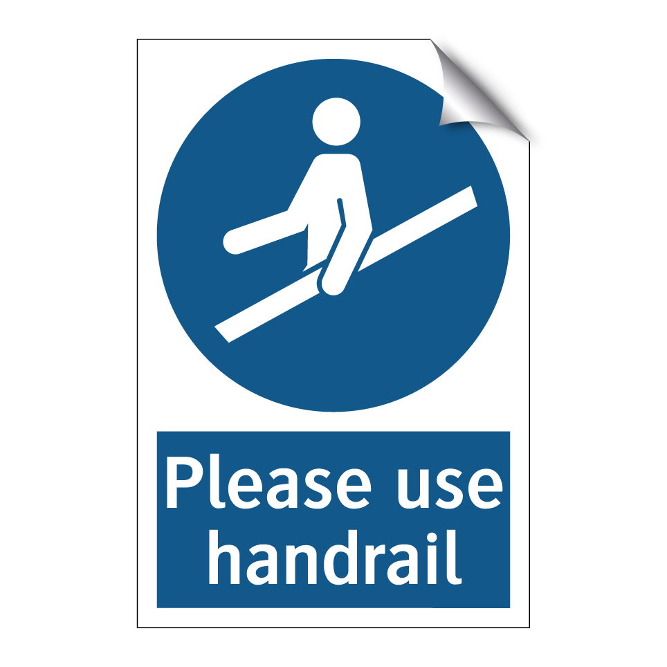 Please use handrail