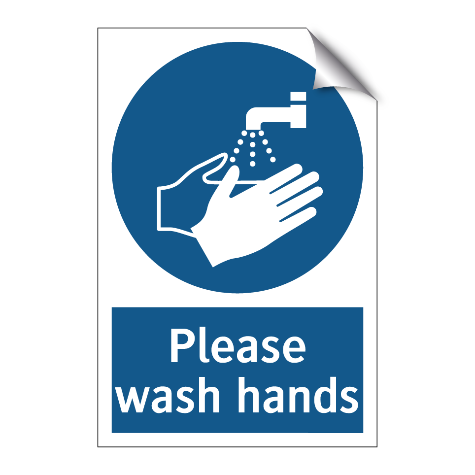 Please wash hands