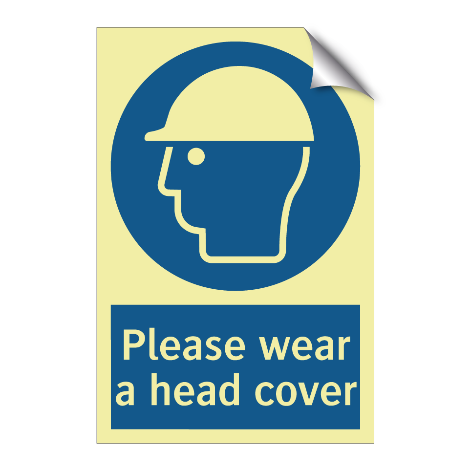 Please wear a head cover