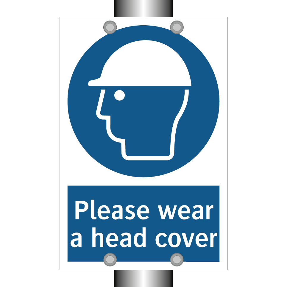 Please wear a head cover