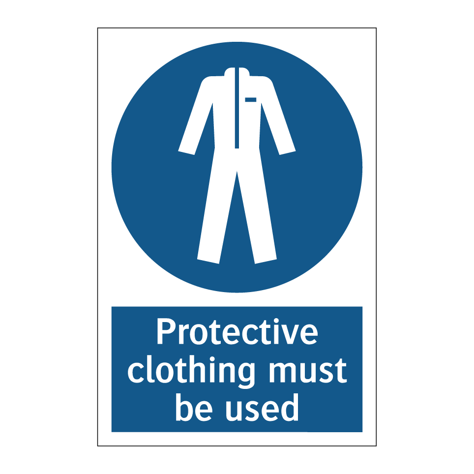 Protective clothing must be used