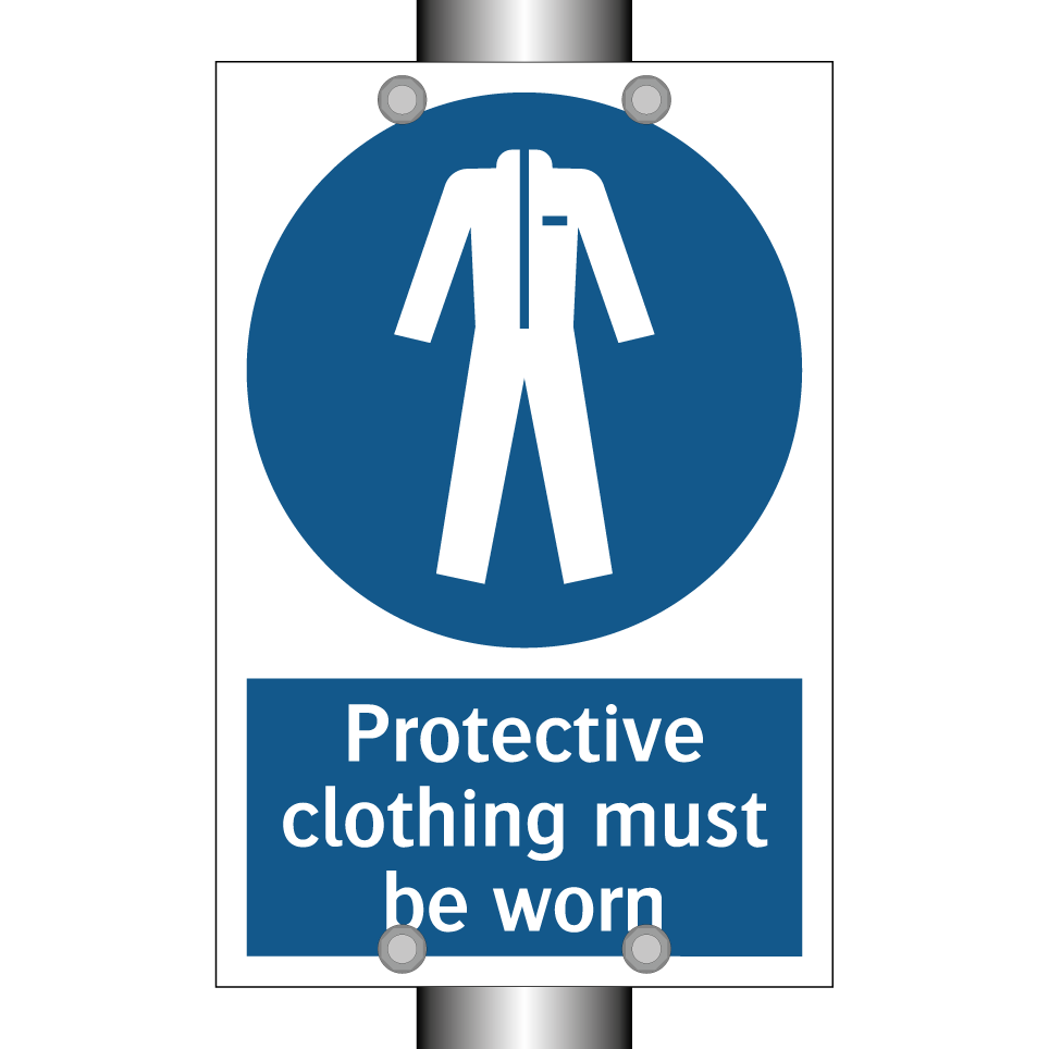 Protective clothing must be worn