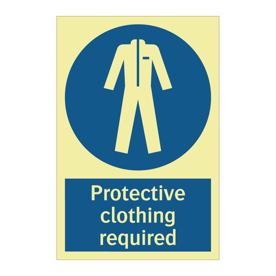 Protective clothing required