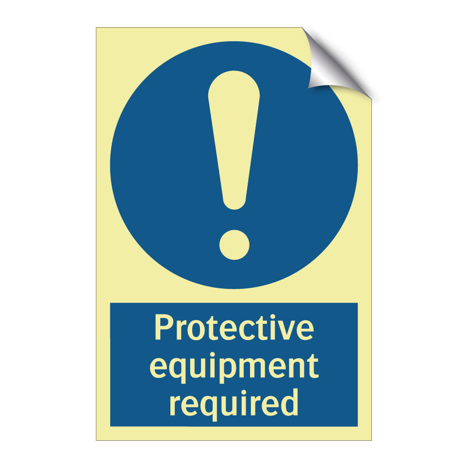 Protective equipment required