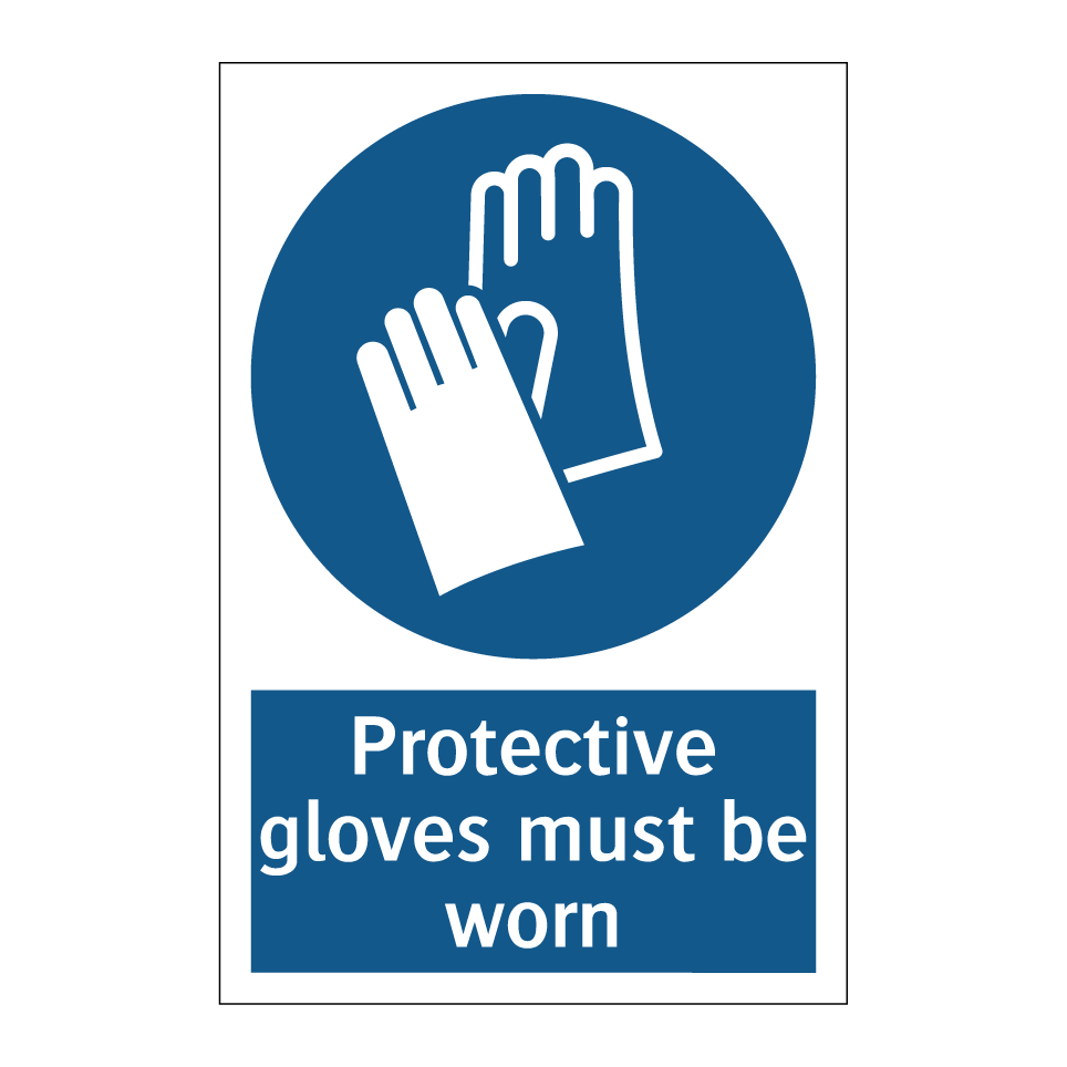 Protective gloves must be worn