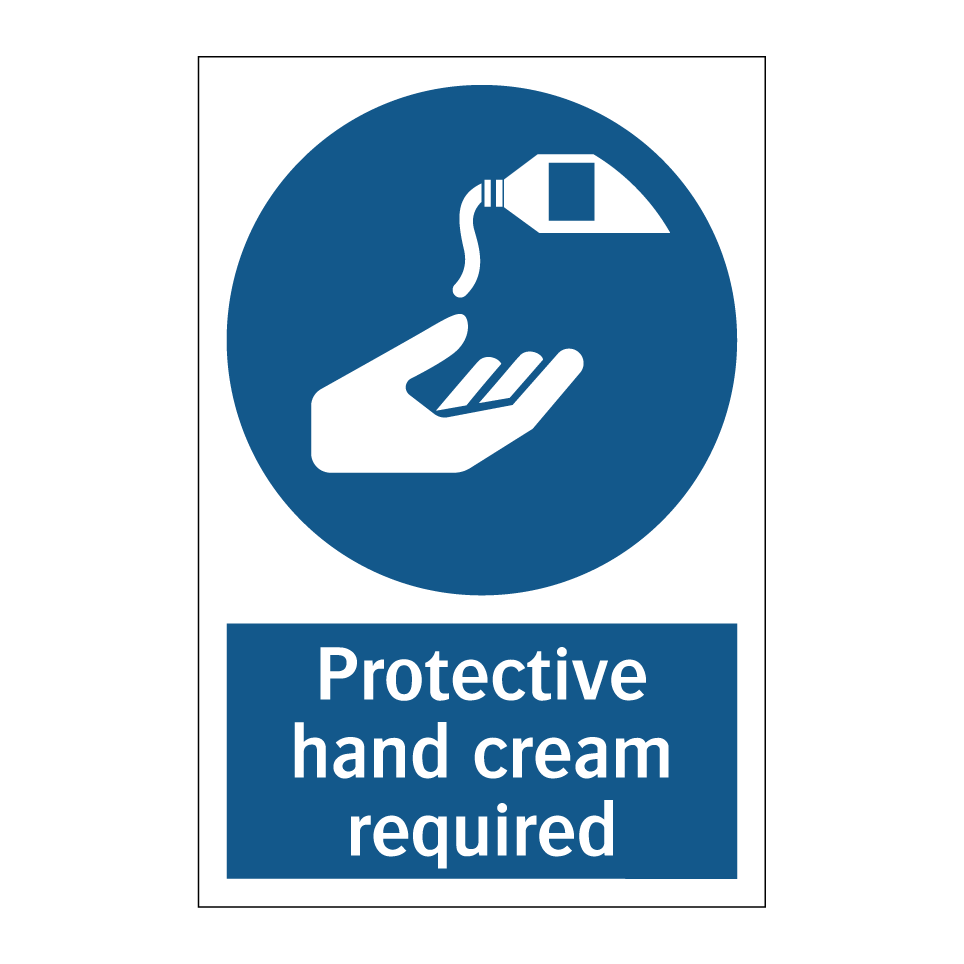 Protective hand cream required