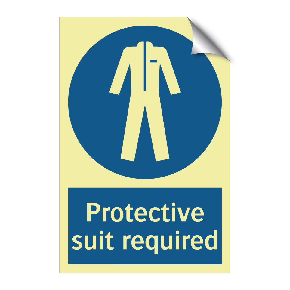 Protective suit required