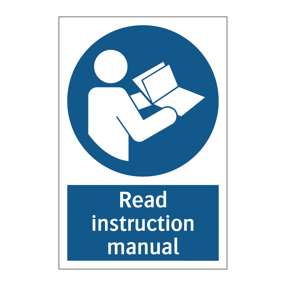 Read instruction manual