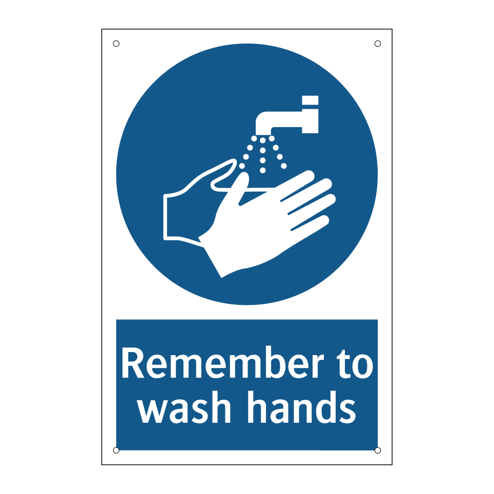 Remember to wash hands