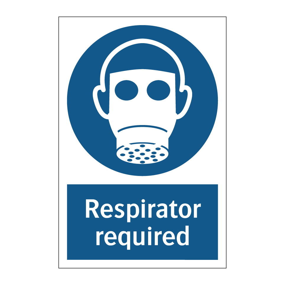 Respirator required