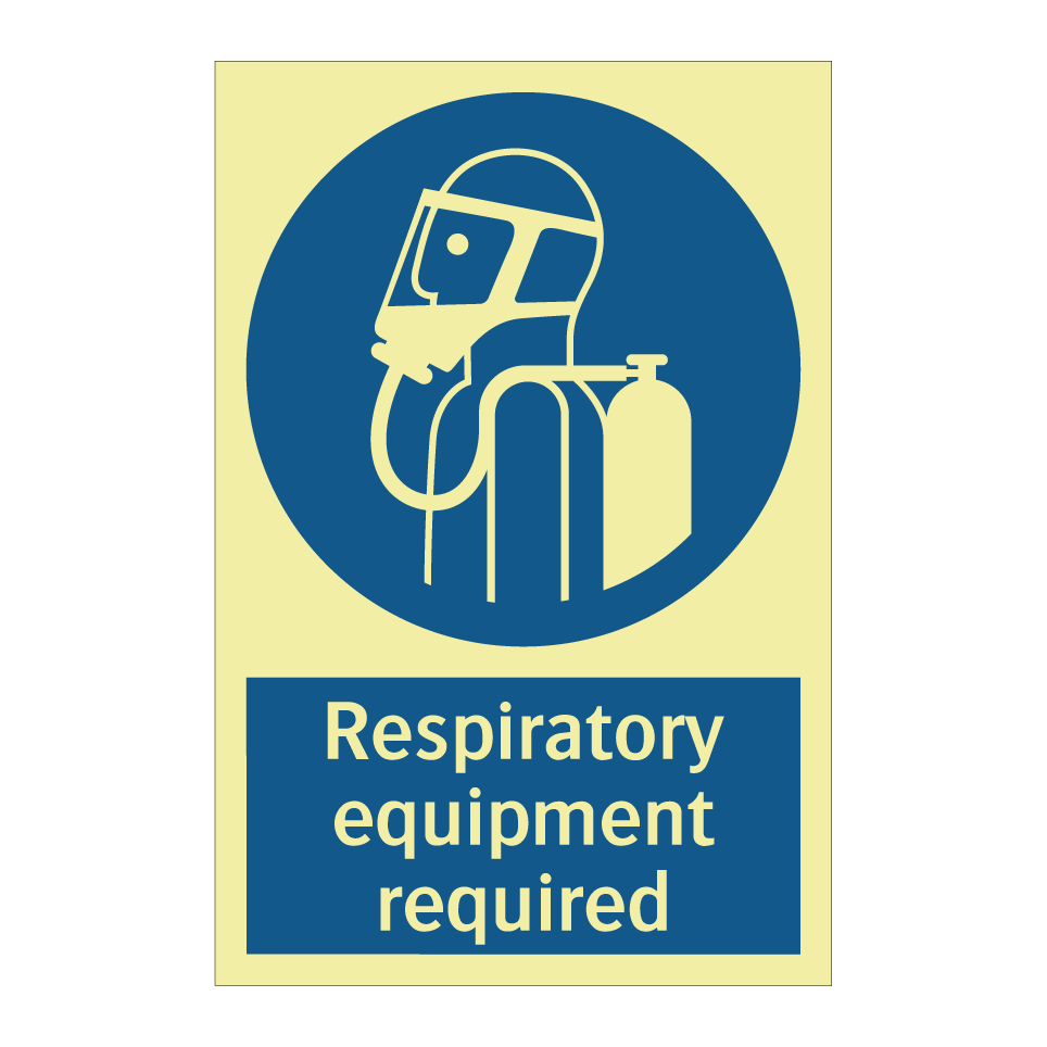 Respiratory equipment required