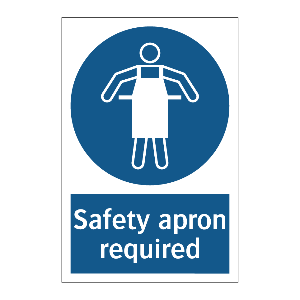 Safety apron required