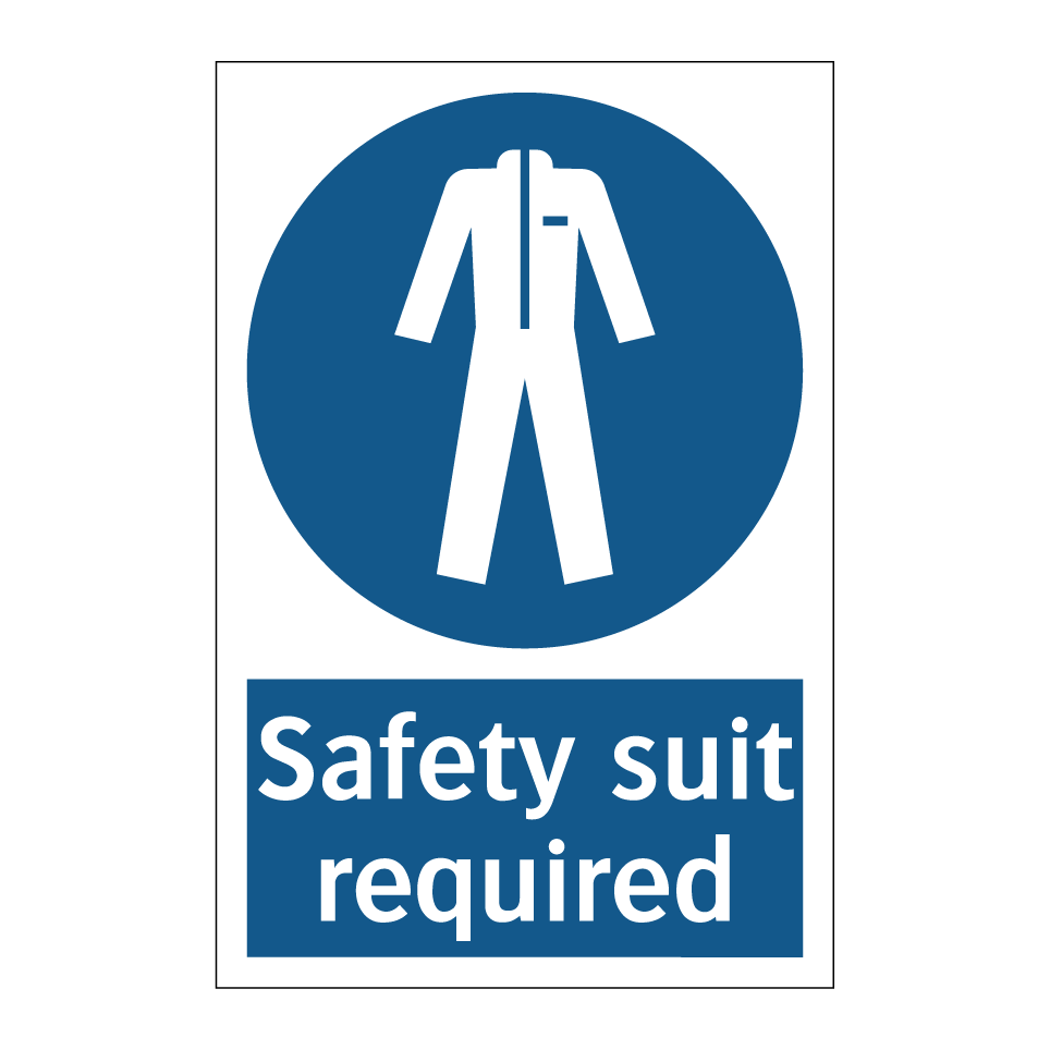 Safety suit required