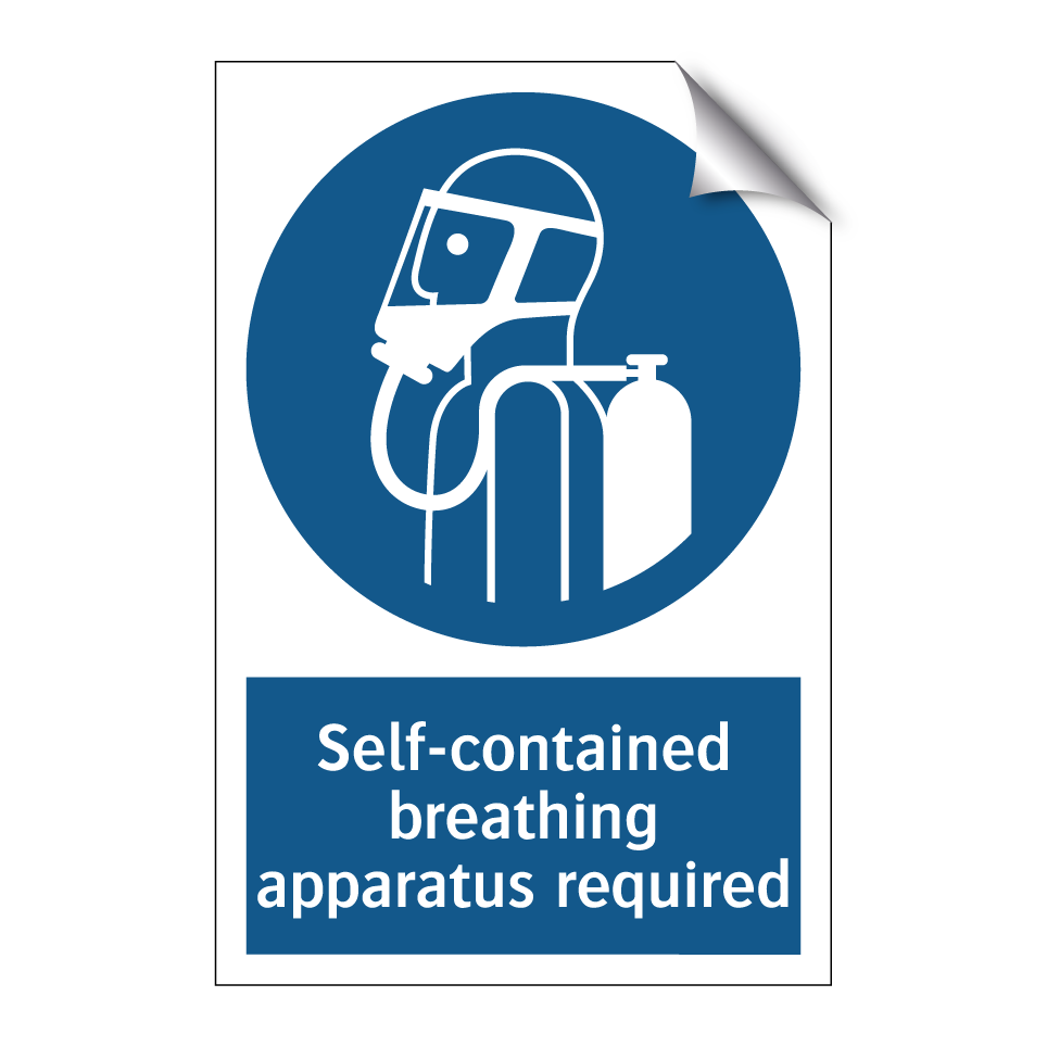 Self-contained breathing apparatus required