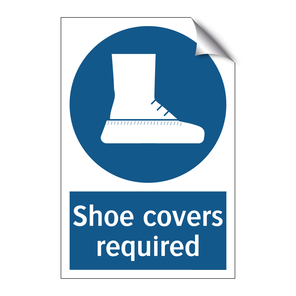 Shoe covers required