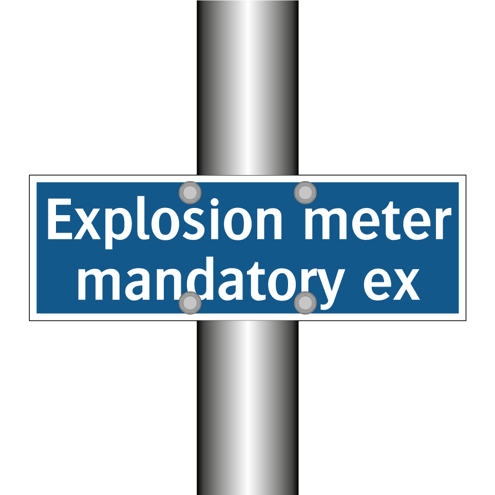 Explosion meter mandatory ex