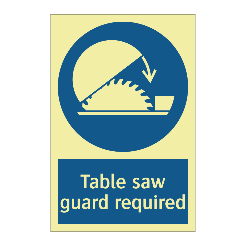 Table saw guard required