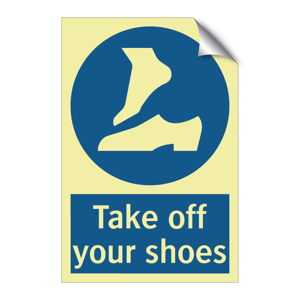 Take off your shoes