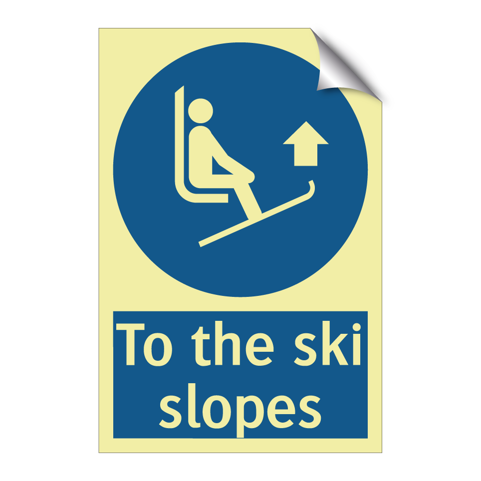 To the ski slopes