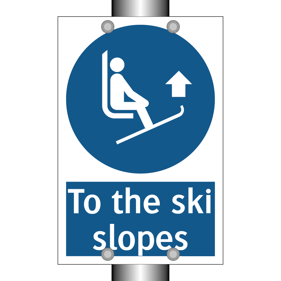 To the ski slopes