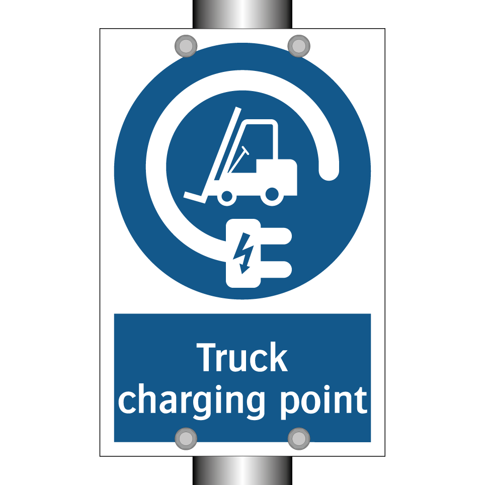 Truck charging point