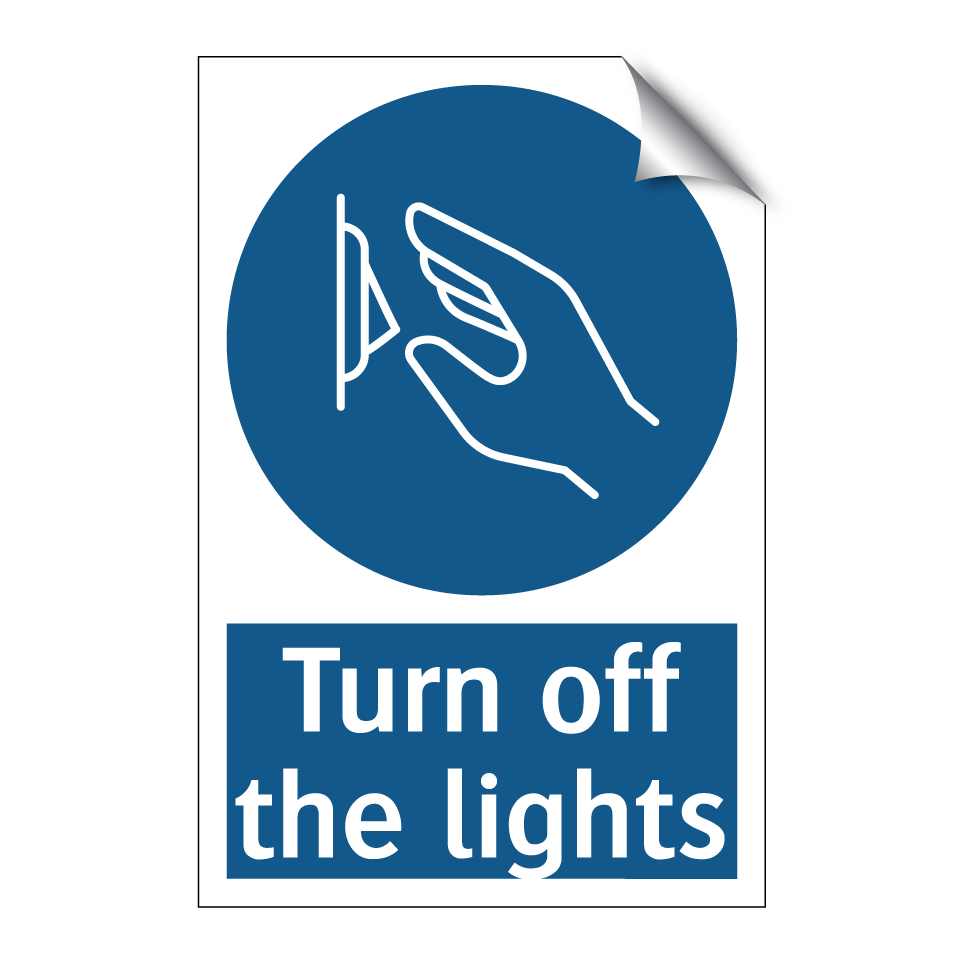 Turn off the lights
