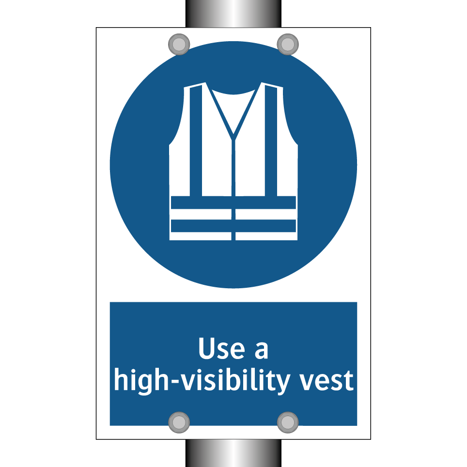 Use a high-visibility vest