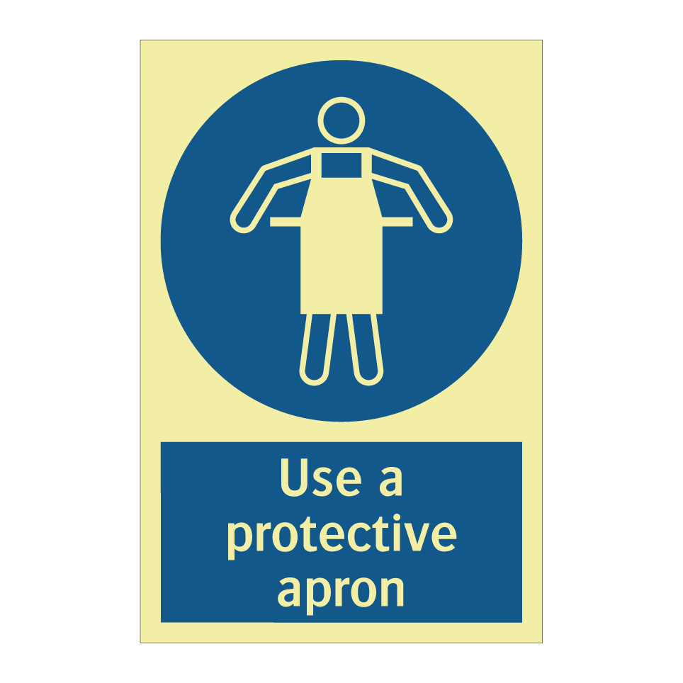 Use a protective apron