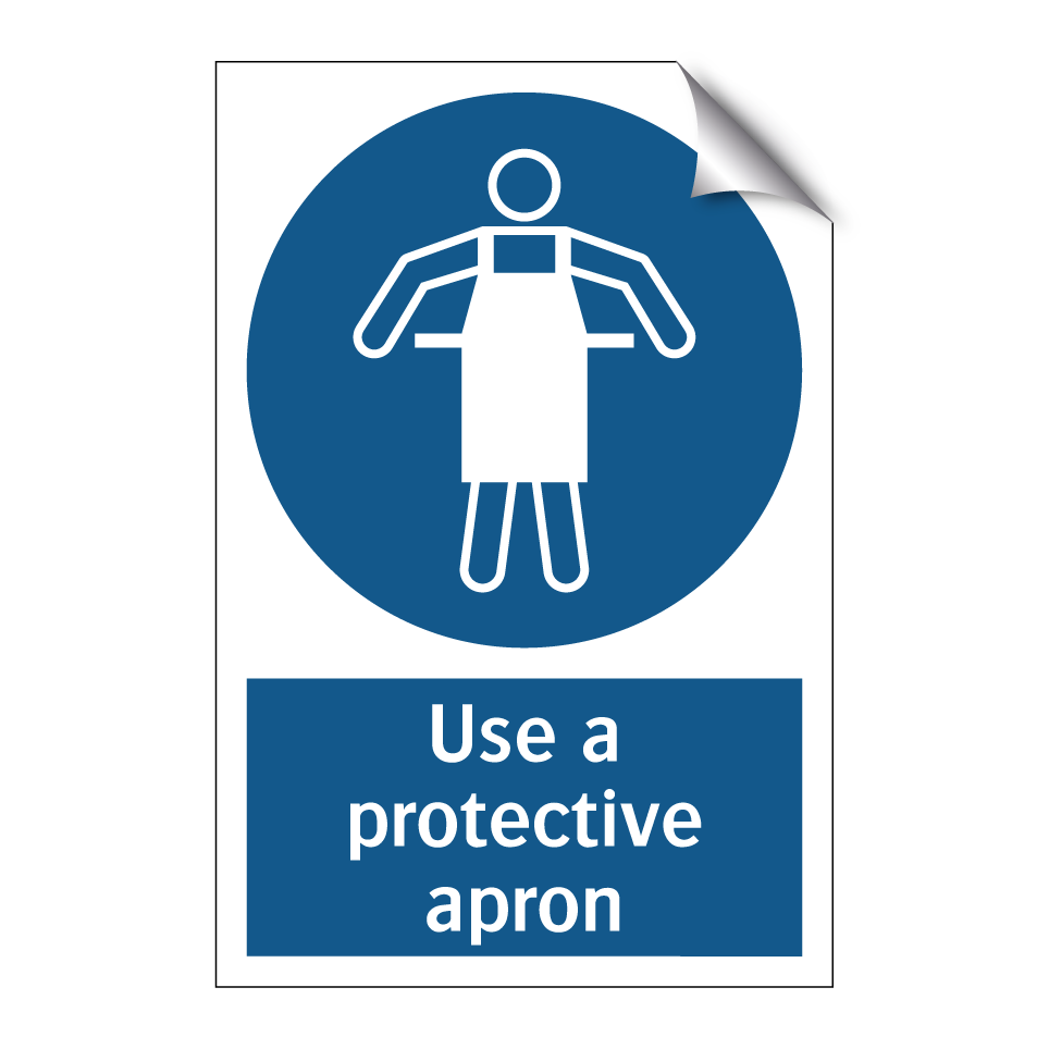 Use a protective apron