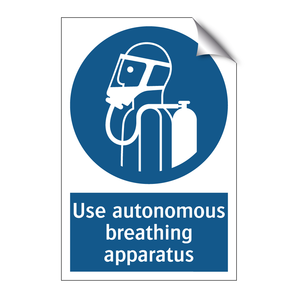 Use autonomous breathing apparatus