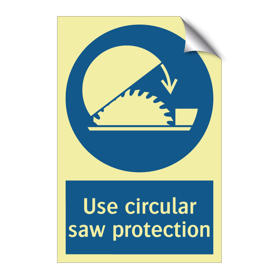 Use circular saw protection