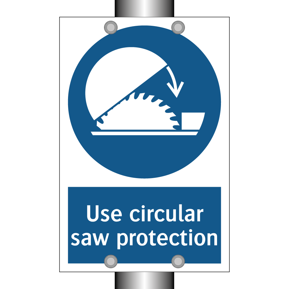 Use circular saw protection
