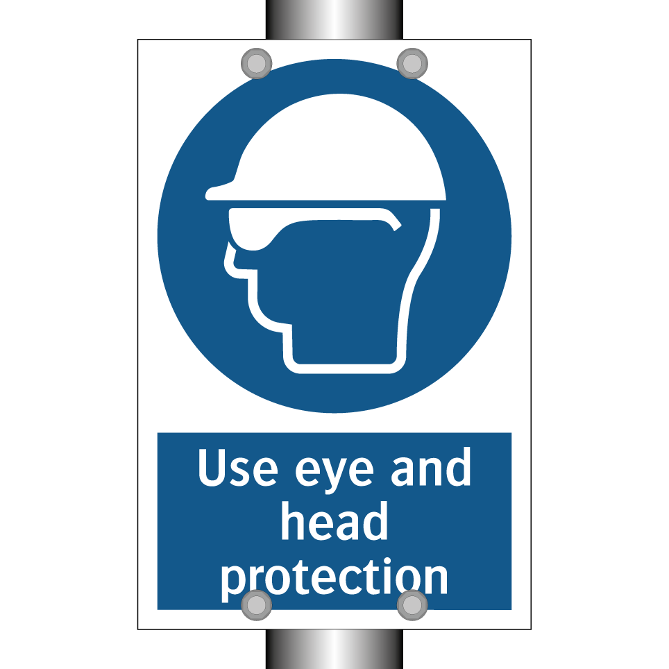 Use eye and head protection