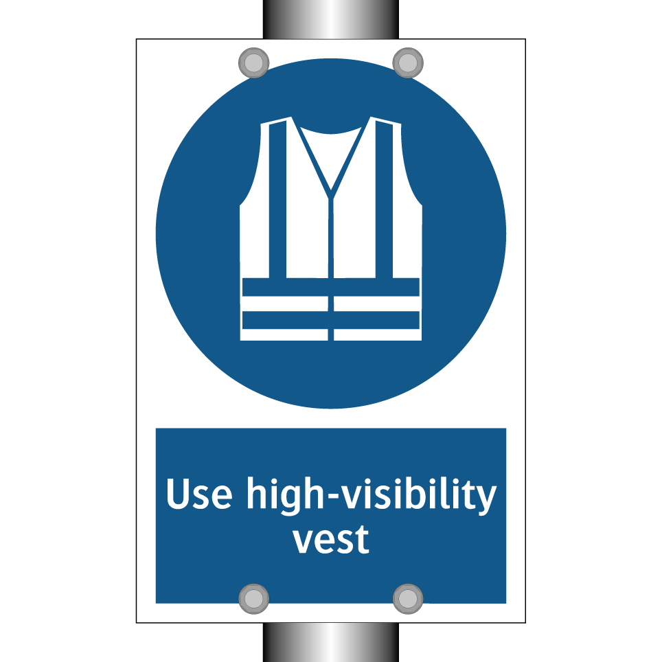 Use high-visibility vest