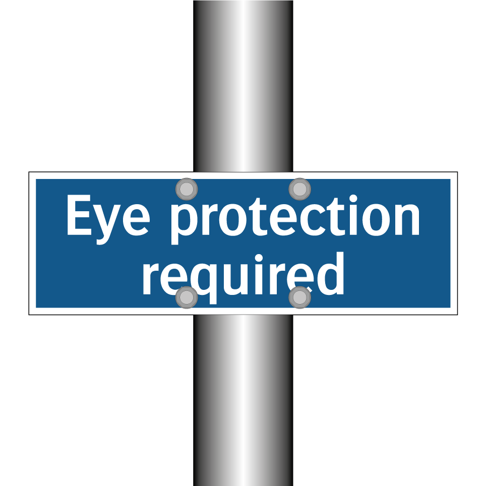 Eye protection required