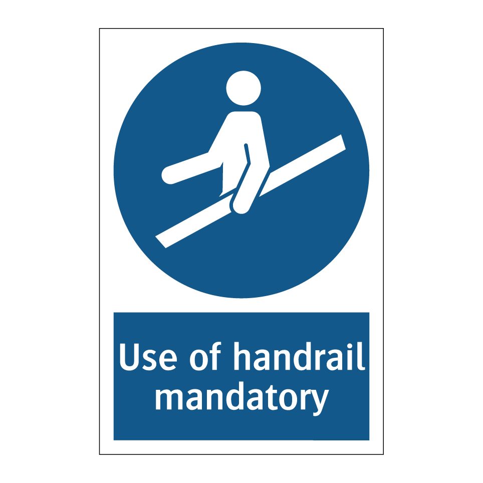 Use of handrail mandatory