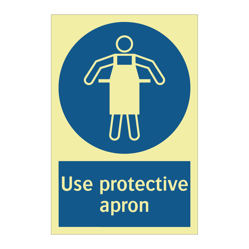 Use protective apron