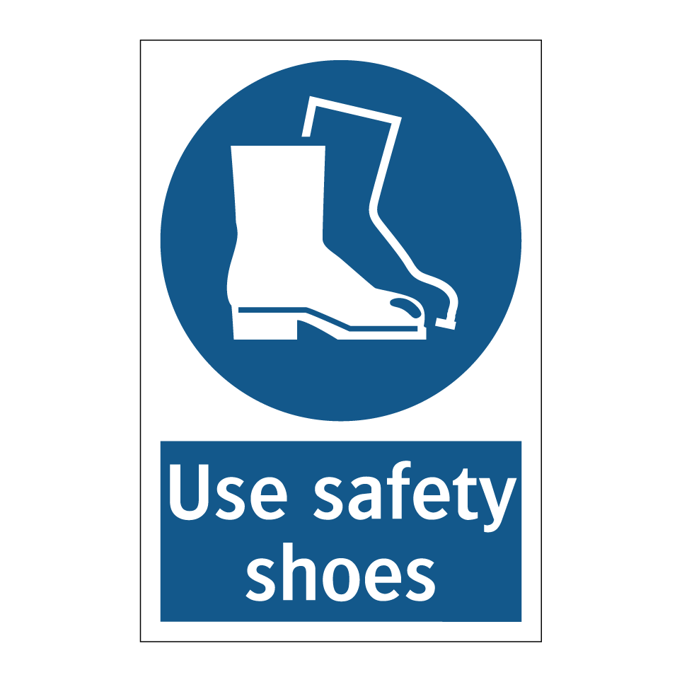 Use safety shoes