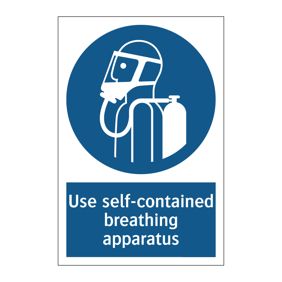 Use self-contained breathing apparatus