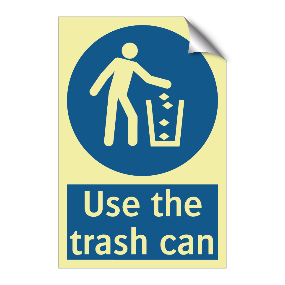 Use the trash can