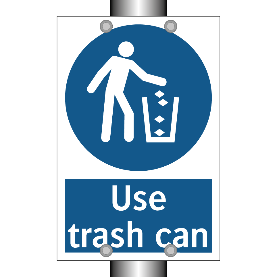 Use trash can