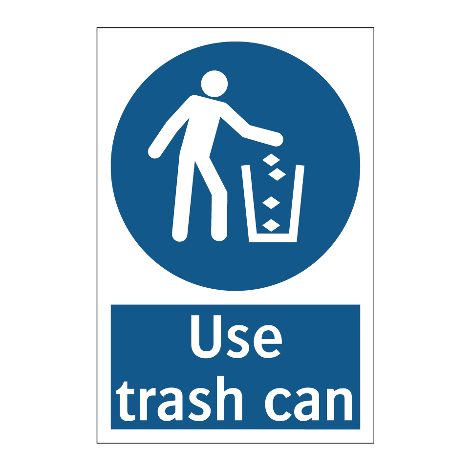 Use trash can